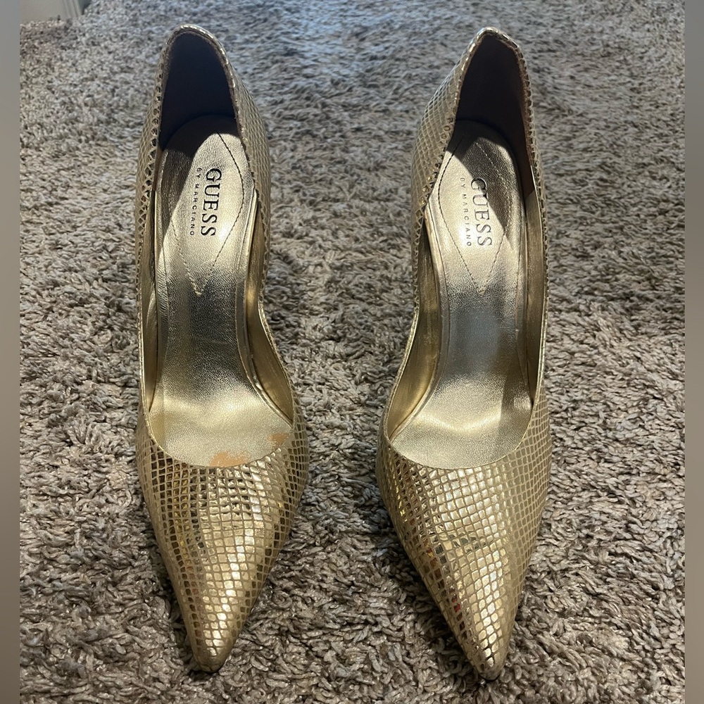 GUESS Gold Women's Pumps 8